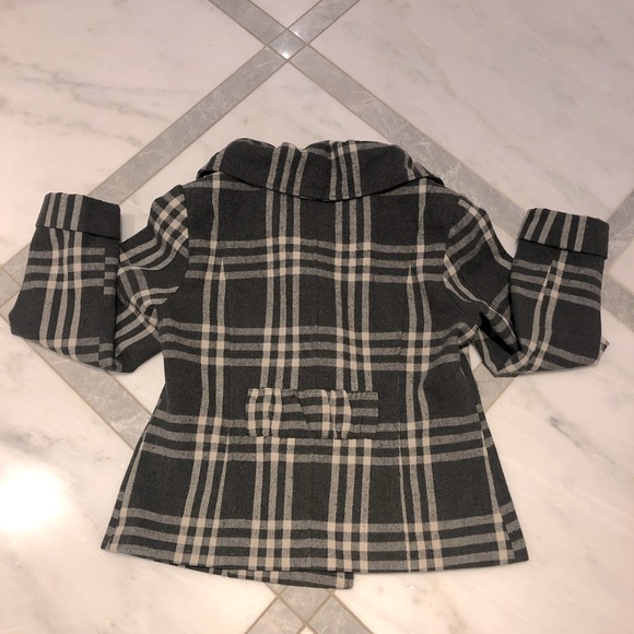 Plaid Wool Blend Jacket - Picture 4 of 10